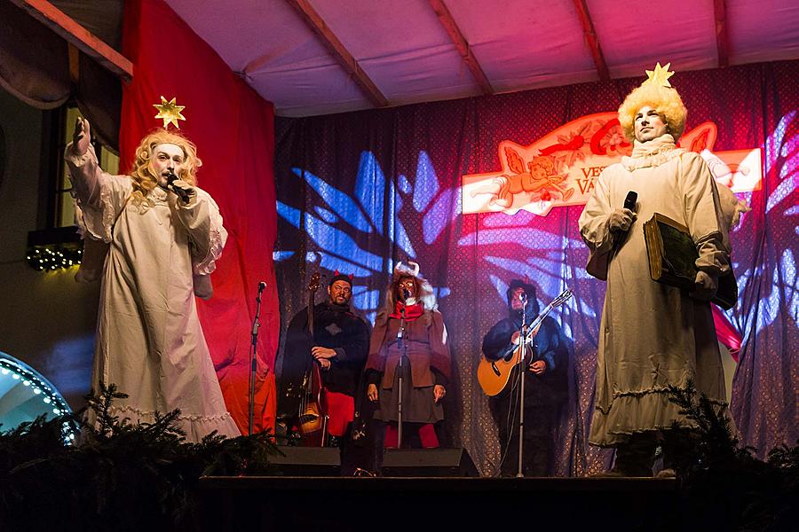 Nikolausbescherung 5.12.2017, Advent und Weihnachten in Český Krumlov