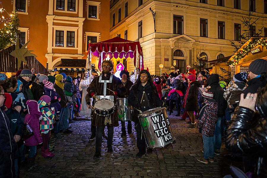 Nikolausbescherung 5.12.2017, Advent und Weihnachten in Český Krumlov