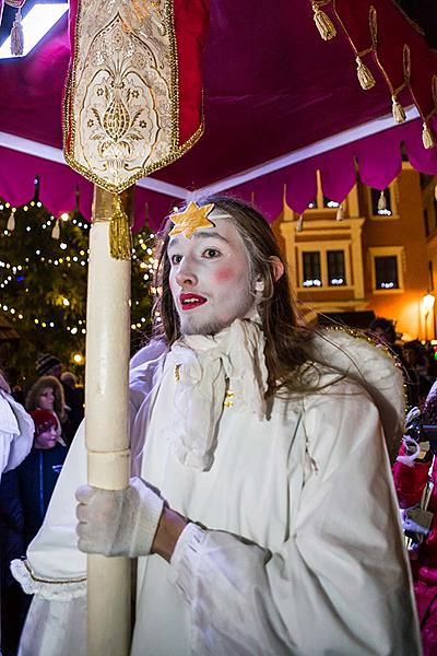 Mikulášská nadílka 5.12.2017, Advent a Vánoce v Českém Krumlově