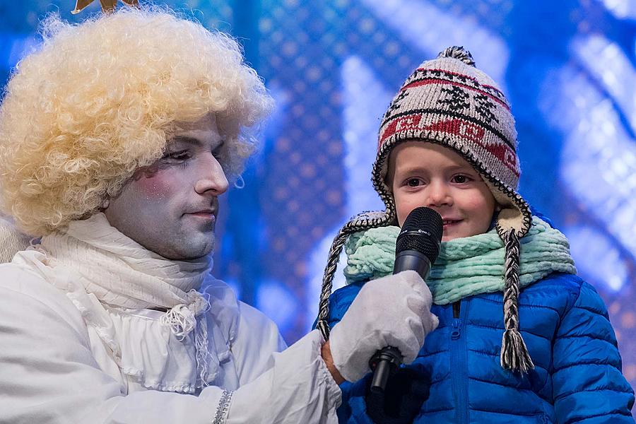 Mikulášská nadílka 5.12.2017, Advent a Vánoce v Českém Krumlově