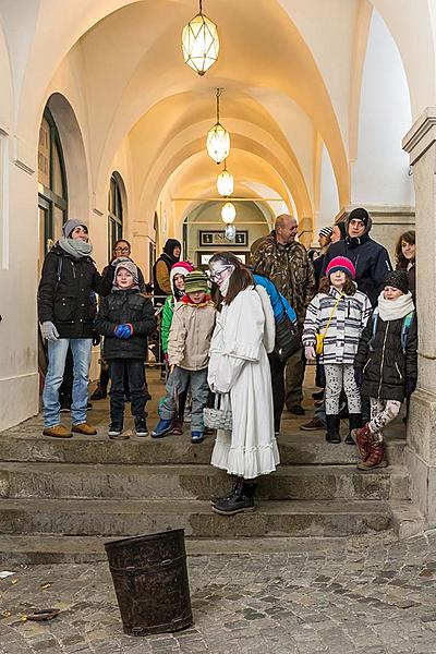 Nikolausbescherung 5.12.2017, Advent und Weihnachten in Český Krumlov