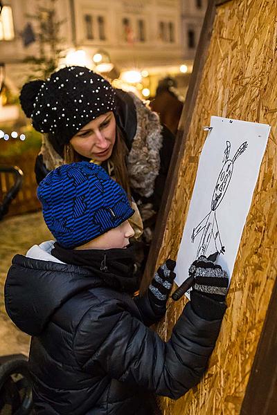 St. Nicholas Present Distribution 5.12.2017, Advent and Christmas in Český Krumlov