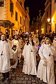 Angelic Procession Through Town Český Krumlov 8.12.2017, photo by: Lubor Mrázek