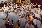 Angelic Procession Through Town Český Krumlov 8.12.2017, photo by: Lubor Mrázek