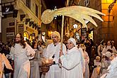 Angelic Procession Through Town Český Krumlov 8.12.2017, photo by: Lubor Mrázek