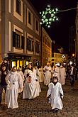 Engelsumzug Durch die Stadt Český Krumlov 8.12.2017, Foto: Lubor Mrázek