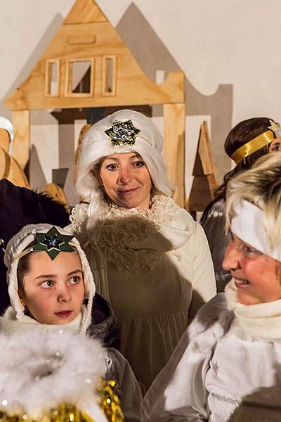 Angelic Procession Through Town Český Krumlov 8.12.2017