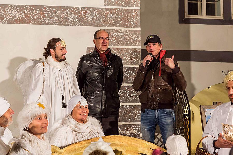 Angelic Procession Through Town Český Krumlov 8.12.2017