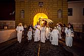 Andělský průvod městem Český Krumlov 8.12.2017, foto: Lubor Mrázek