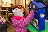 Baby Jesus Postal Office at U Zlatého Anděla and arrival of the White Lady, 10.12.2017, photo by: Lubor Mrázek