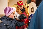 Baby Jesus Postal Office at U Zlatého Anděla and arrival of the White Lady, 10.12.2017, photo by: Lubor Mrázek