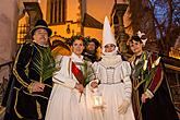 Baby Jesus Postal Office at U Zlatého Anděla and arrival of the White Lady, 10.12.2017, photo by: Lubor Mrázek