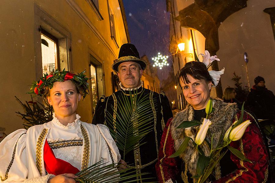 Baby Jesus Postal Office at U Zlatého Anděla and arrival of the White Lady, 10.12.2017