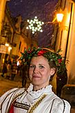 Baby Jesus Postal Office at U Zlatého Anděla and arrival of the White Lady, 10.12.2017, photo by: Lubor Mrázek