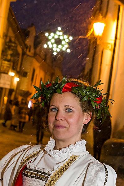 Baby Jesus Postal Office at U Zlatého Anděla and arrival of the White Lady, 10.12.2017