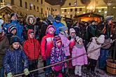 Baby Jesus Postal Office at U Zlatého Anděla and arrival of the White Lady, 10.12.2017, photo by: Lubor Mrázek