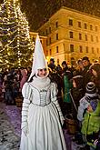 Baby Jesus Postal Office at U Zlatého Anděla and arrival of the White Lady, 10.12.2017, photo by: Lubor Mrázek