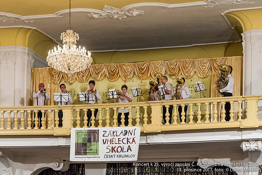 Concert for the Town to the 25th Anniversary of Enumeration of Český Krumlov in the UNESCO List, Castle Riding School 13.12.2017