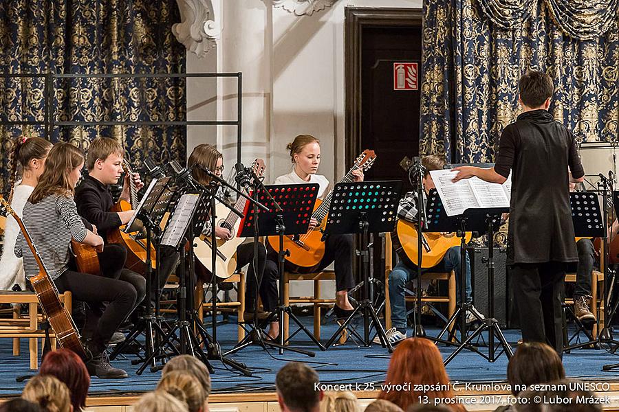 Konzert für die Stadt anlässlich des 25. Jahrestages des Inkrafttretens von Český Krumlov auf der UNESCO-Liste, Schlossreithalle 13.12.2017