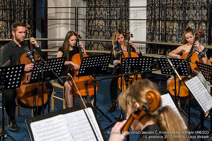 Konzert für die Stadt anlässlich des 25. Jahrestages des Inkrafttretens von Český Krumlov auf der UNESCO-Liste, Schlossreithalle 13.12.2017