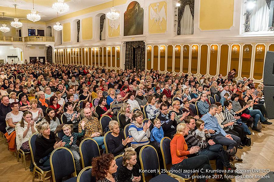 Concert for the Town to the 25th Anniversary of Enumeration of Český Krumlov in the UNESCO List, Castle Riding School 13.12.2017