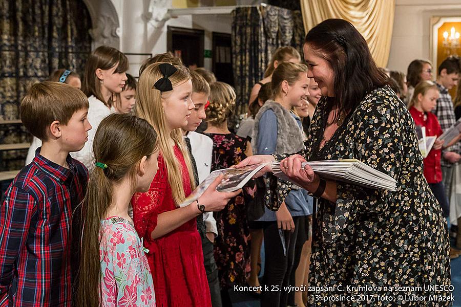 Concert for the Town to the 25th Anniversary of Enumeration of Český Krumlov in the UNESCO List, Castle Riding School 13.12.2017