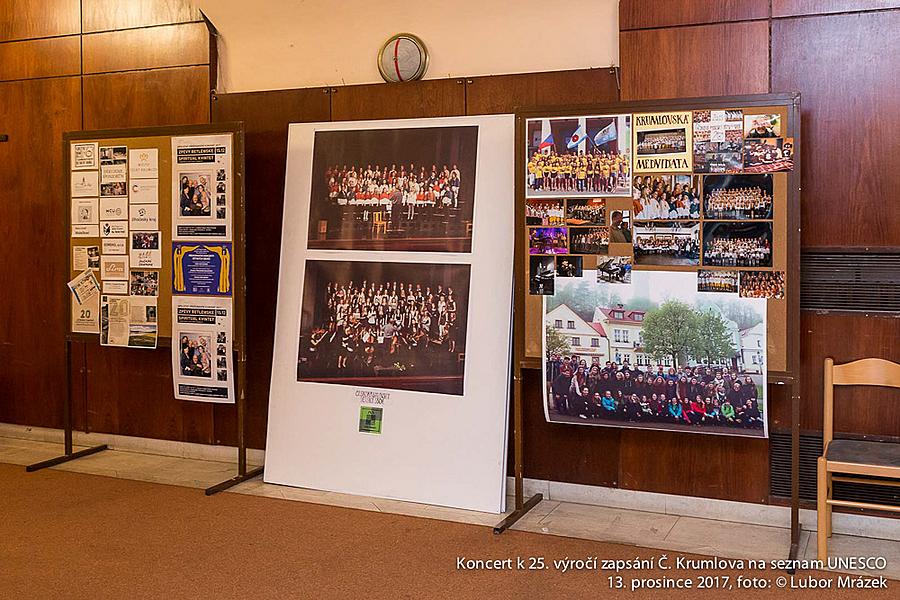 Concert for the Town to the 25th Anniversary of Enumeration of Český Krumlov in the UNESCO List, Castle Riding School 13.12.2017