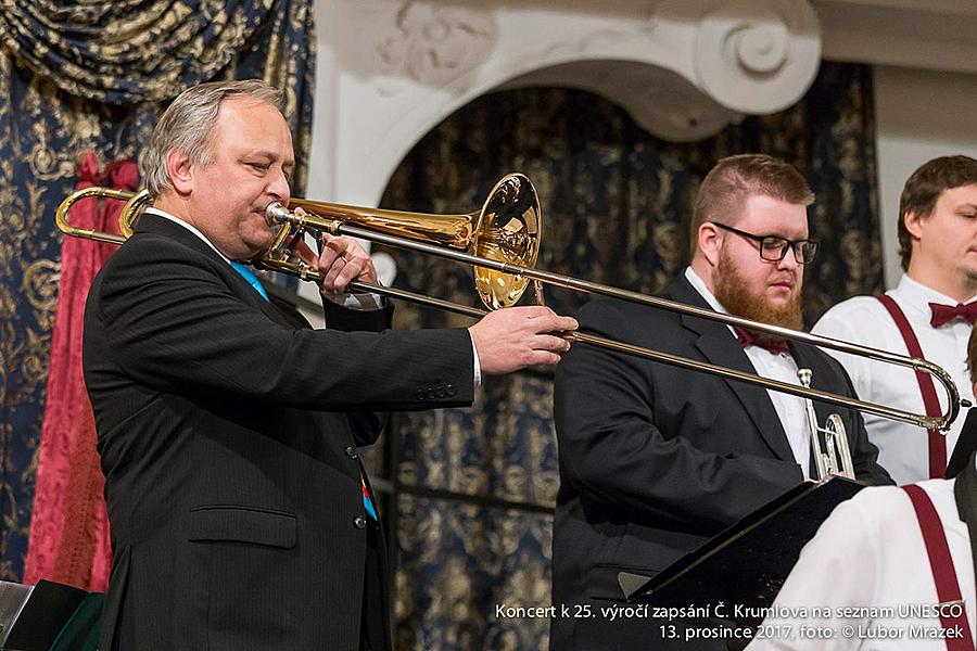 Konzert für die Stadt anlässlich des 25. Jahrestages des Inkrafttretens von Český Krumlov auf der UNESCO-Liste, Schlossreithalle 13.12.2017