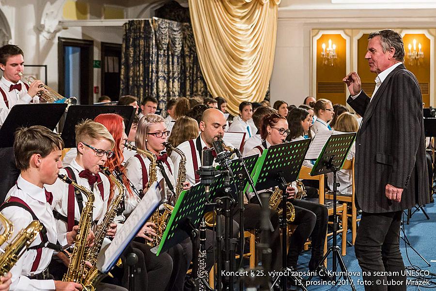 Konzert für die Stadt anlässlich des 25. Jahrestages des Inkrafttretens von Český Krumlov auf der UNESCO-Liste, Schlossreithalle 13.12.2017