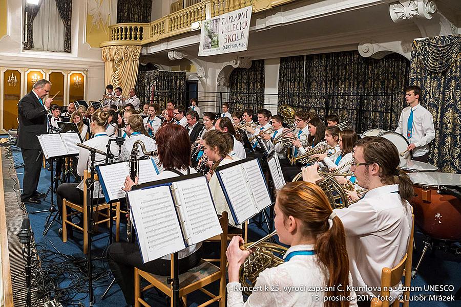 Koncert ZUŠ pro město k 25. výročí zapsání Českého Krumlova na seznam UNESCO, Zámecká jízdárna 13.12.2017