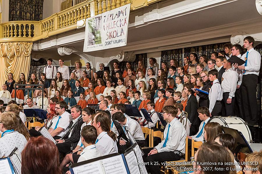 Concert for the Town to the 25th Anniversary of Enumeration of Český Krumlov in the UNESCO List, Castle Riding School 13.12.2017