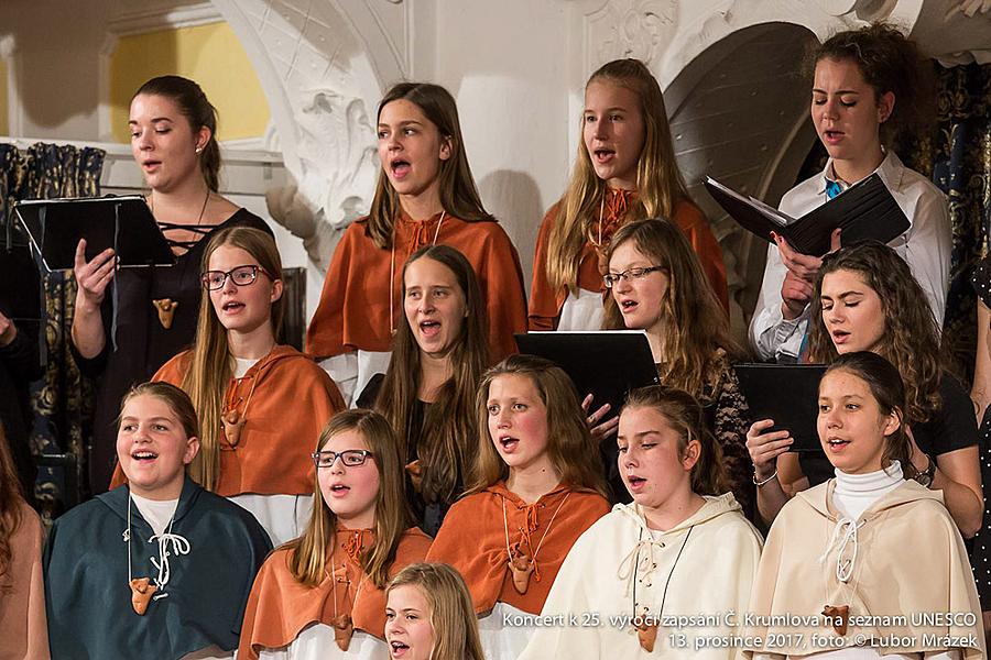 Concert for the Town to the 25th Anniversary of Enumeration of Český Krumlov in the UNESCO List, Castle Riding School 13.12.2017