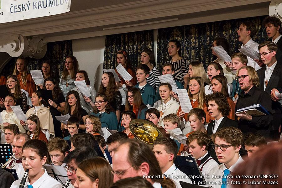 Concert for the Town to the 25th Anniversary of Enumeration of Český Krumlov in the UNESCO List, Castle Riding School 13.12.2017