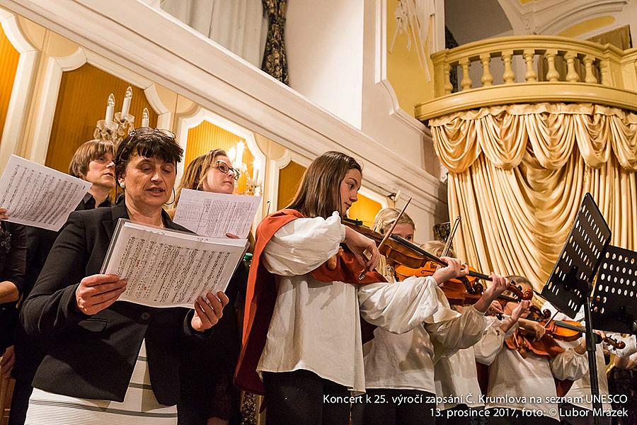 Koncert ZUŠ pro město k 25. výročí zapsání Českého Krumlova na seznam UNESCO, Zámecká jízdárna 13.12.2017