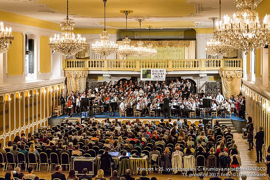 Koncert ZUŠ pro město k 25. výročí zapsání Českého Krumlova na seznam UNESCO, Zámecká jízdárna 13.12.2017