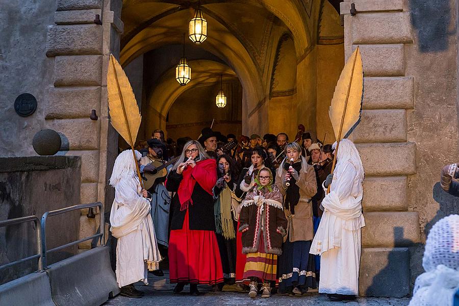 Live Nativity Scene, 23.12.2017, Advent and Christmas in Český Krumlov