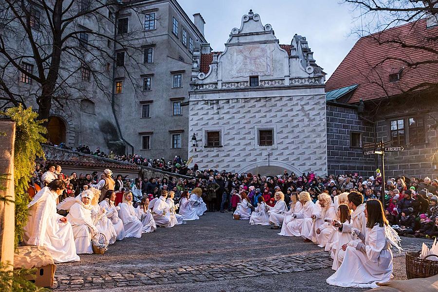 Live Nativity Scene, 23.12.2017, Advent and Christmas in Český Krumlov