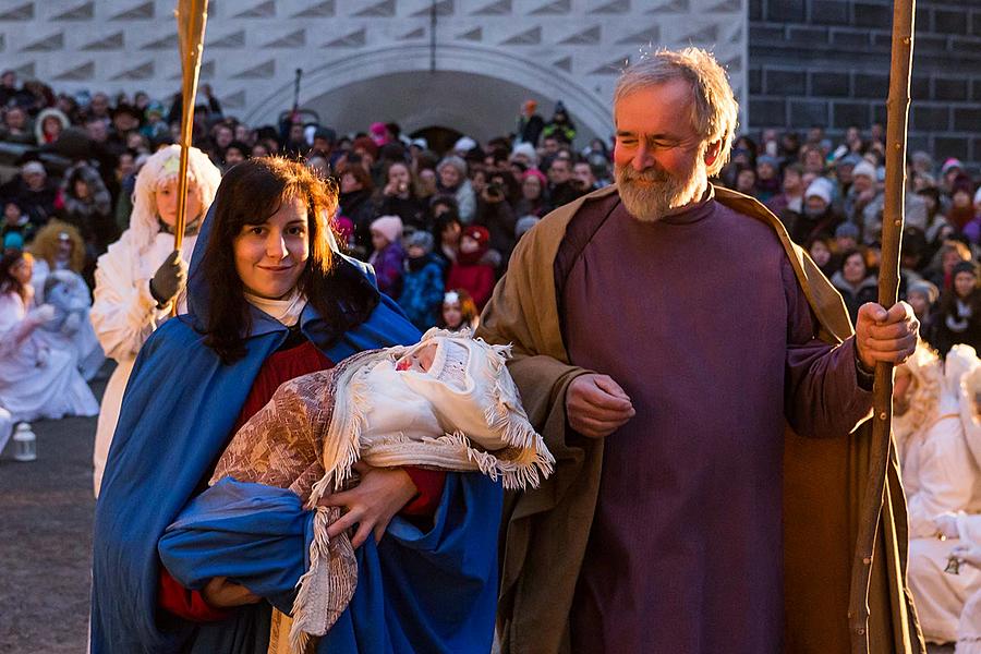 Lebende Krippe, 23.12.2017, Advent und Weihnachten in Český Krumlov