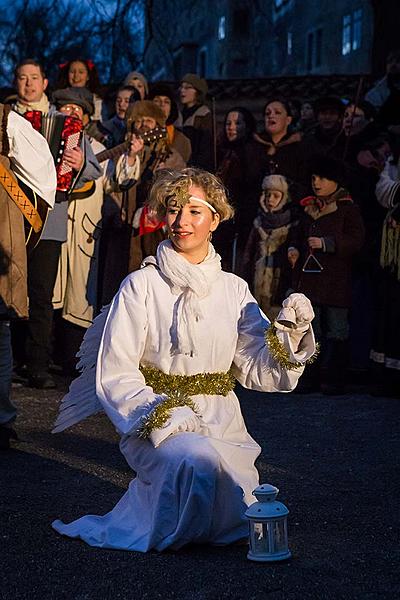 Live Nativity Scene, 23.12.2017, Advent and Christmas in Český Krumlov