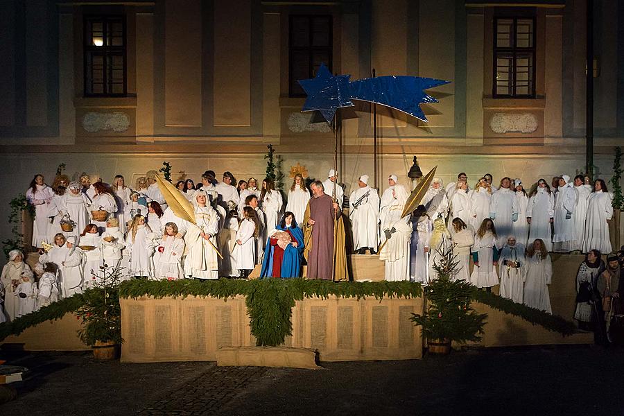 Lebende Krippe, 23.12.2017, Advent und Weihnachten in Český Krumlov