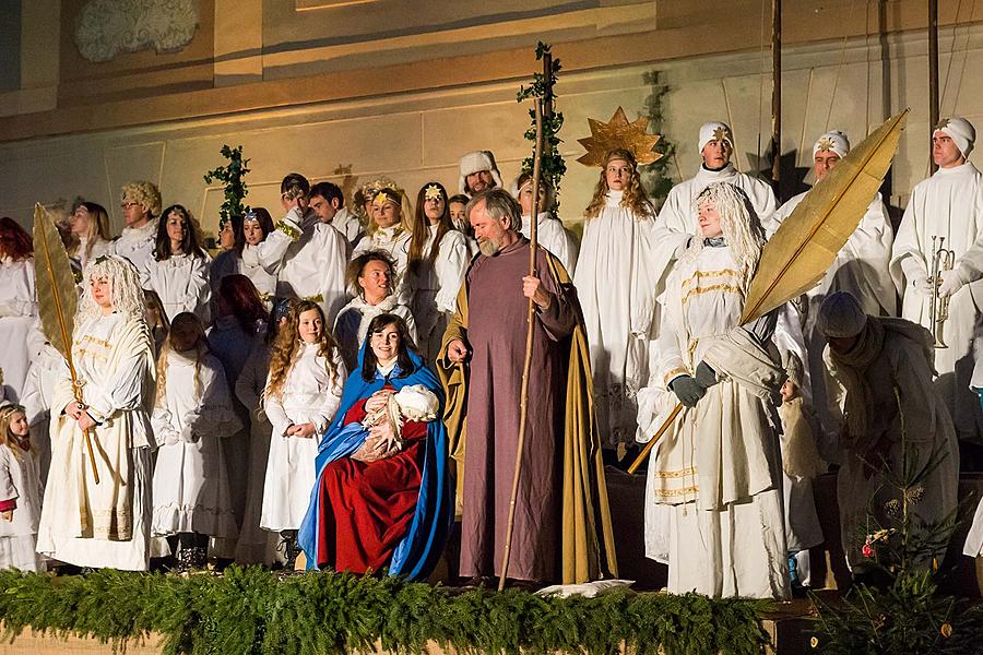 Lebende Krippe, 23.12.2017, Advent und Weihnachten in Český Krumlov