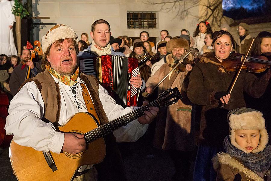 Live Nativity Scene, 23.12.2017, Advent and Christmas in Český Krumlov