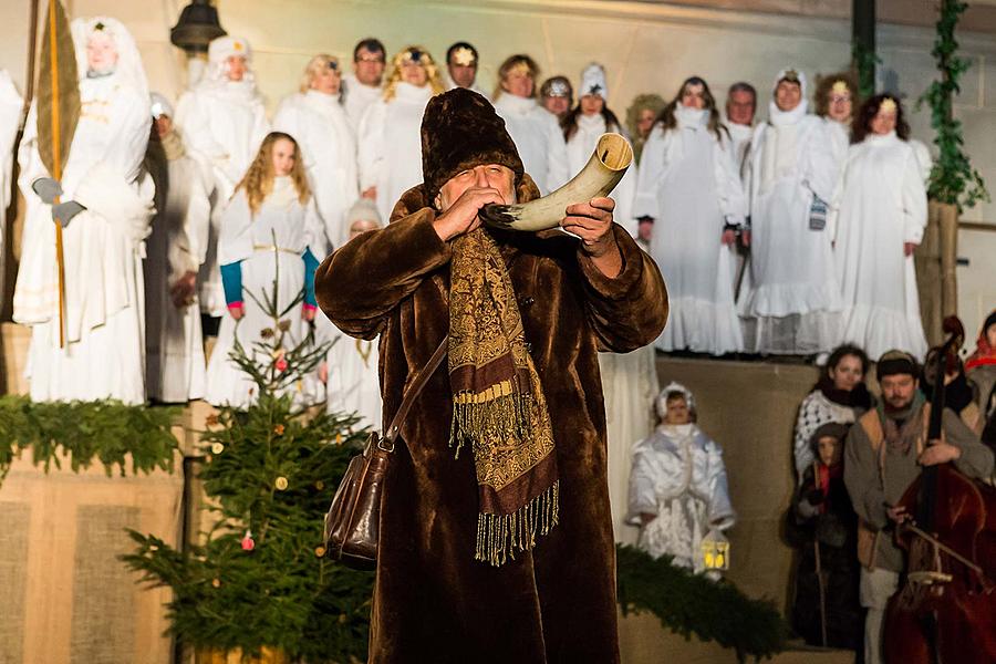 Lebende Krippe, 23.12.2017, Advent und Weihnachten in Český Krumlov