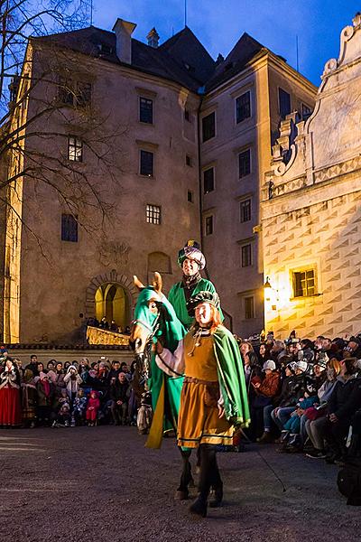 Live Nativity Scene, 23.12.2017, Advent and Christmas in Český Krumlov