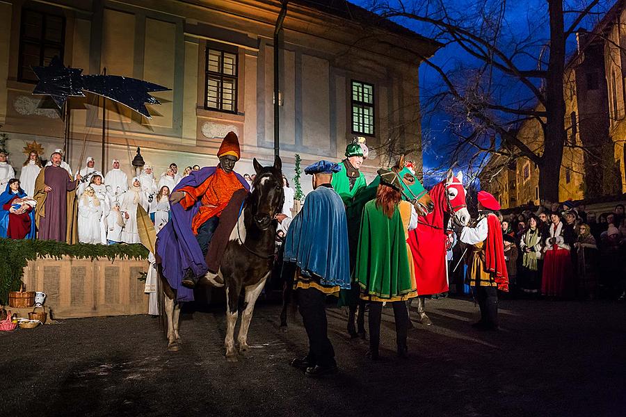 Lebende Krippe, 23.12.2017, Advent und Weihnachten in Český Krumlov