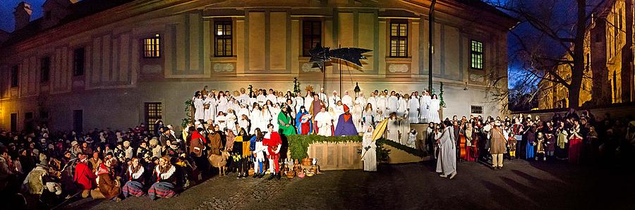 Lebende Krippe, 23.12.2017, Advent und Weihnachten in Český Krumlov