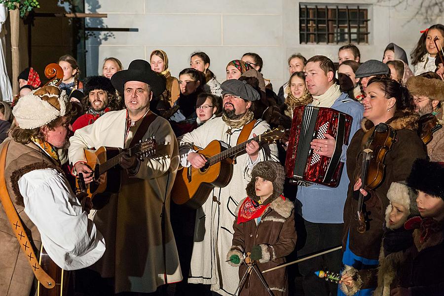 Live Nativity Scene, 23.12.2017, Advent and Christmas in Český Krumlov