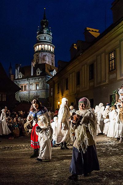 Živý Betlém, 23.12.2017, Advent a Vánoce v Českém Krumlově