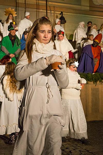 Lebende Krippe, 23.12.2017, Advent und Weihnachten in Český Krumlov