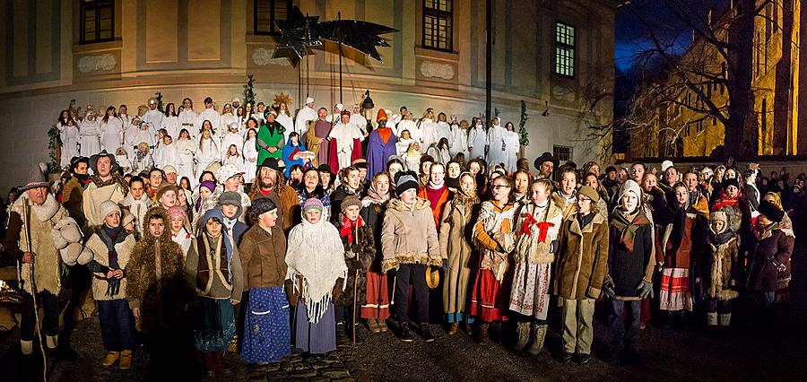 Live Nativity Scene, 23.12.2017, Advent and Christmas in Český Krumlov